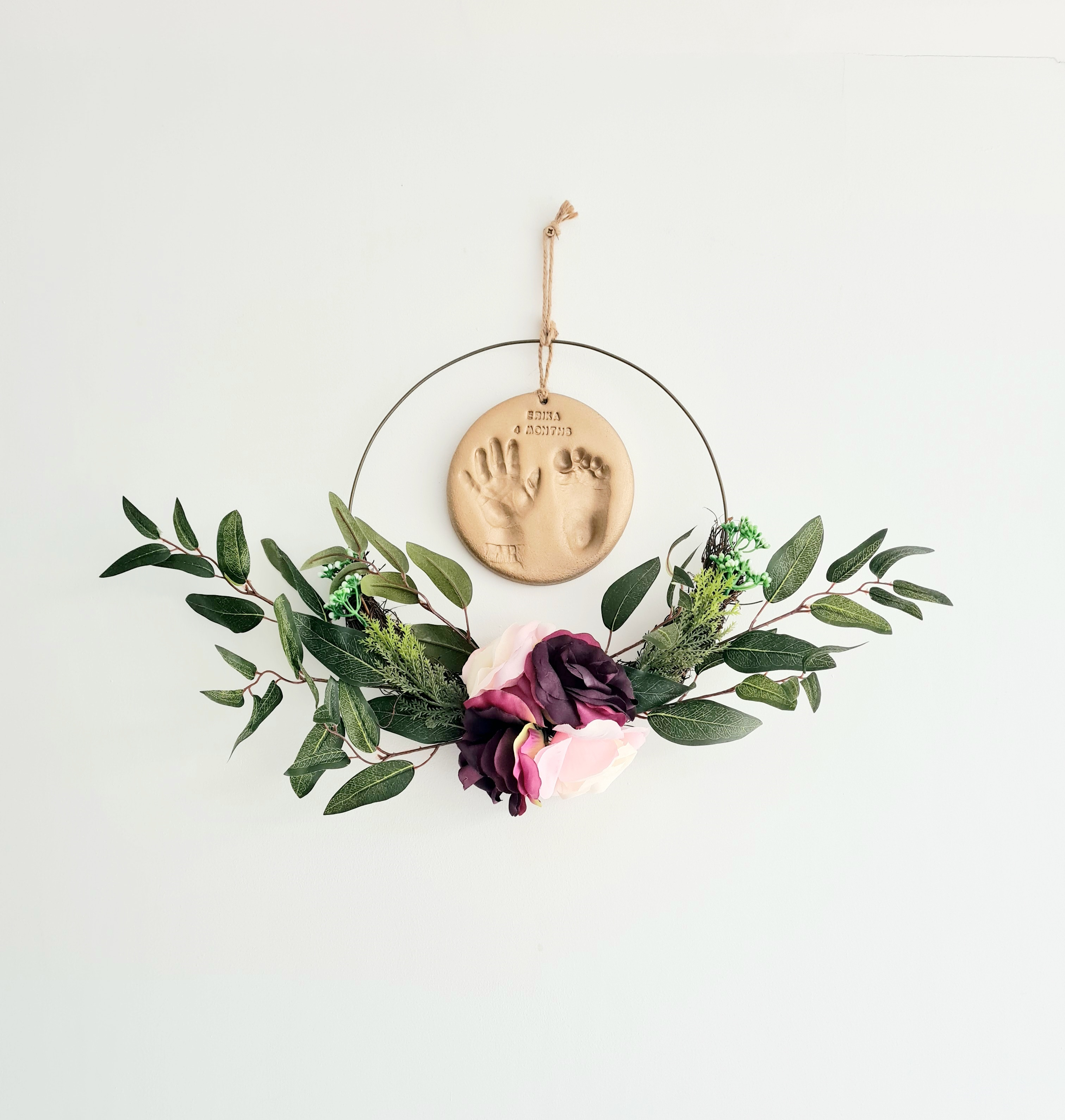 Floral Hanging Hoop Impressions